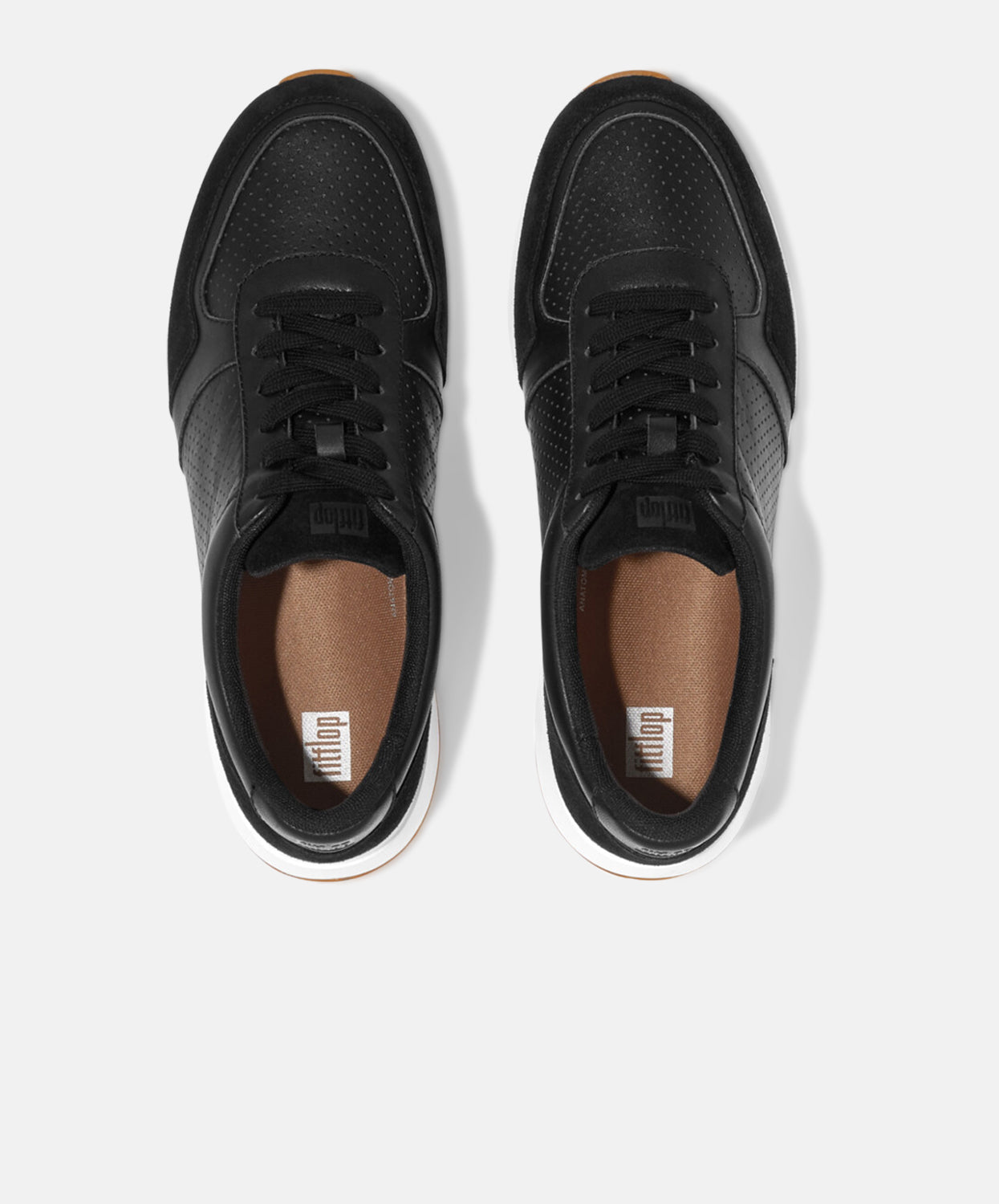 FitFlop Mens Uberknit Sneakers (All Black) | Sportpursuit.com